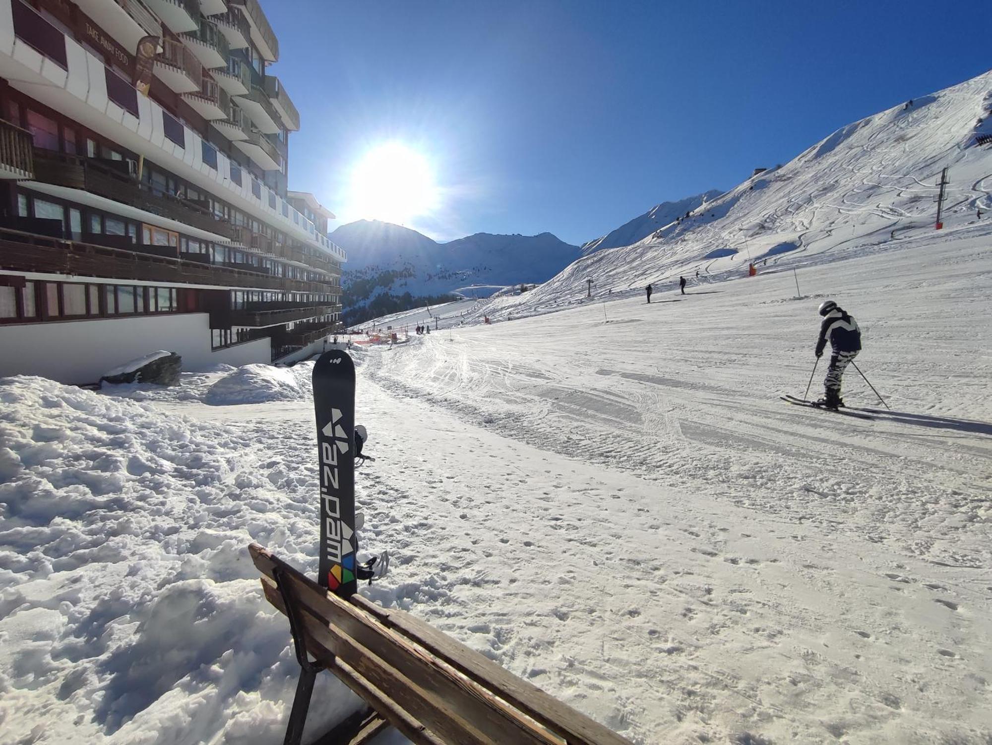 Studio Cosy 2100M Pied Des Pistes-Direct To Ski Slopes-Ski In Ski Out-La Plagne Aime 2000 المظهر الخارجي الصورة