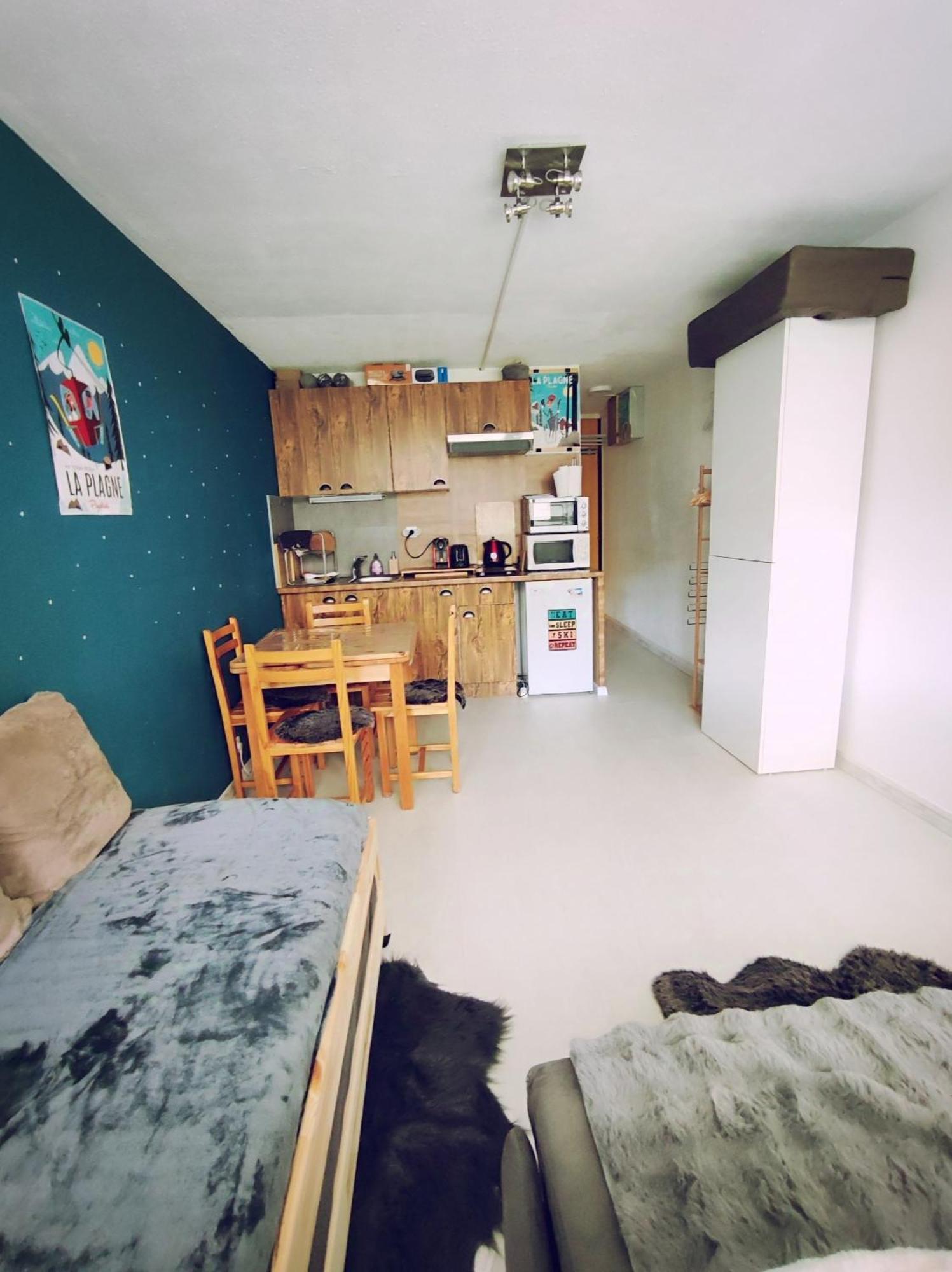 Studio Cosy 2100M Pied Des Pistes-Direct To Ski Slopes-Ski In Ski Out-La Plagne Aime 2000 المظهر الخارجي الصورة